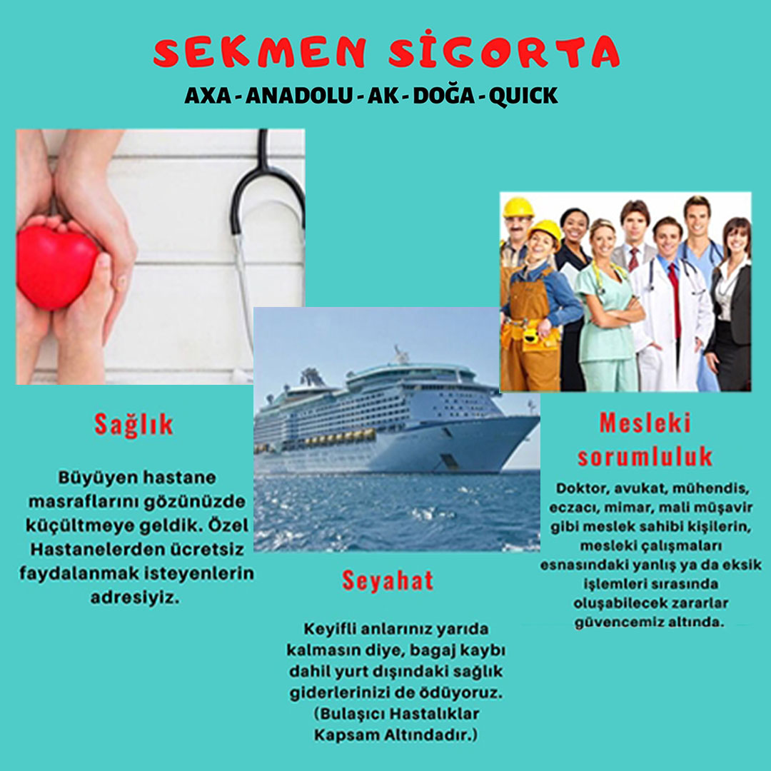 ANADOLU AXA DOĞA sigorta, Süleyman SEKMEN, Eryaman,