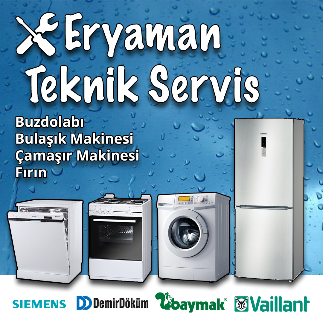 ERYAMAN TEKNİK SERVİS, beyaz eşya, ve kombi, şohben, bakımı ve servisi,
