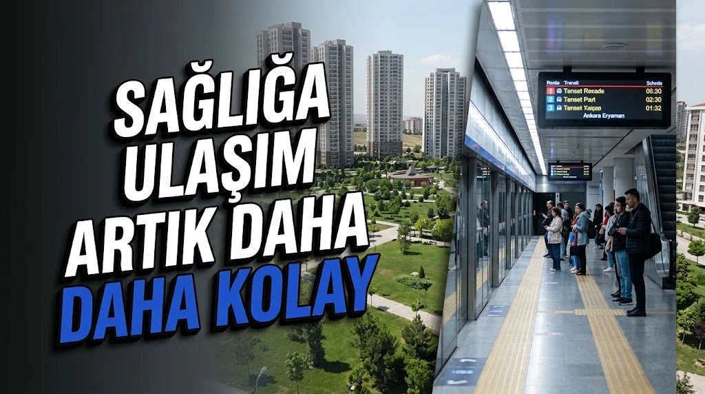 Eryaman5 Metro'dan Özel Lokman Hekim Hastanesine Ulaşım