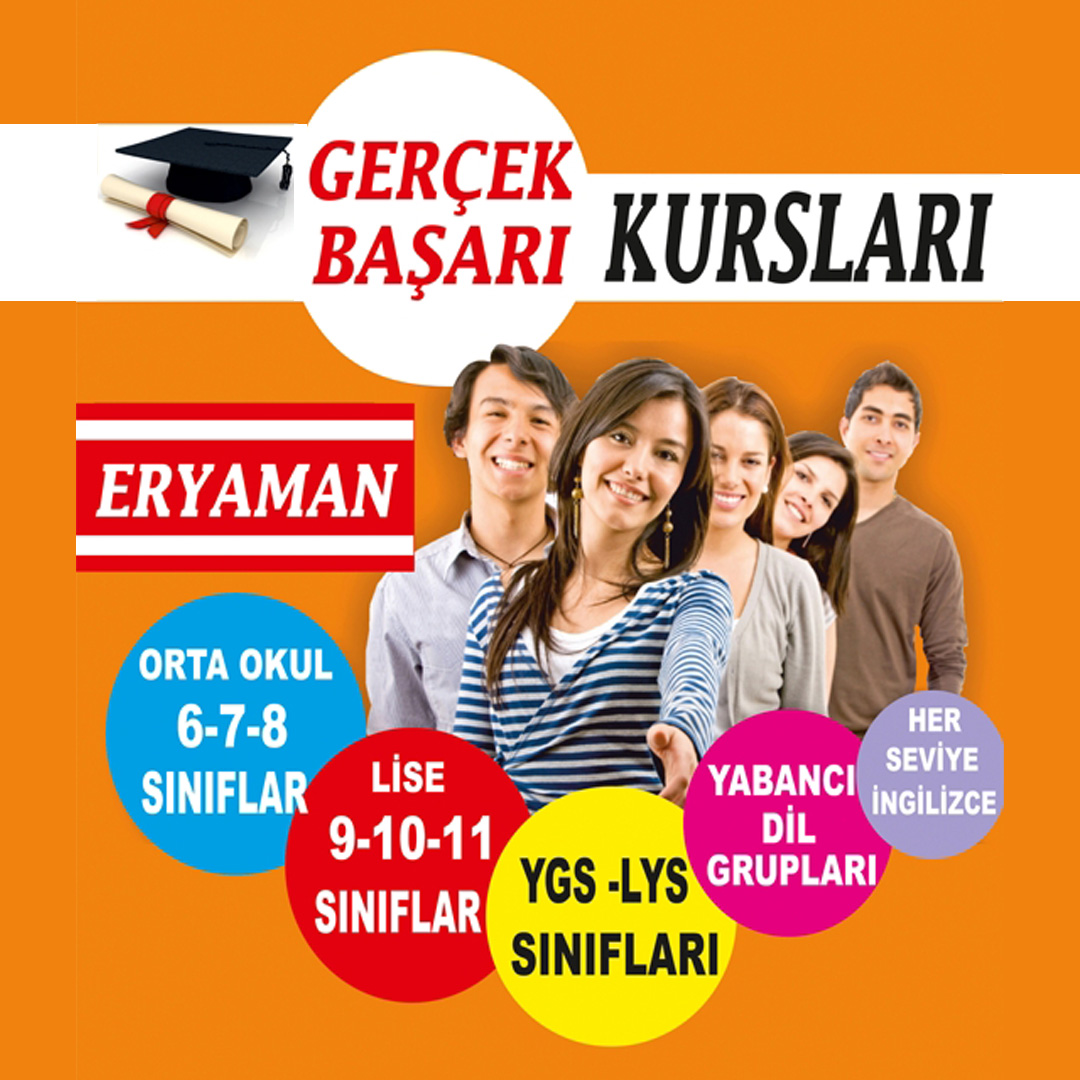 GERÇEK BAŞARI kursları, eryaman