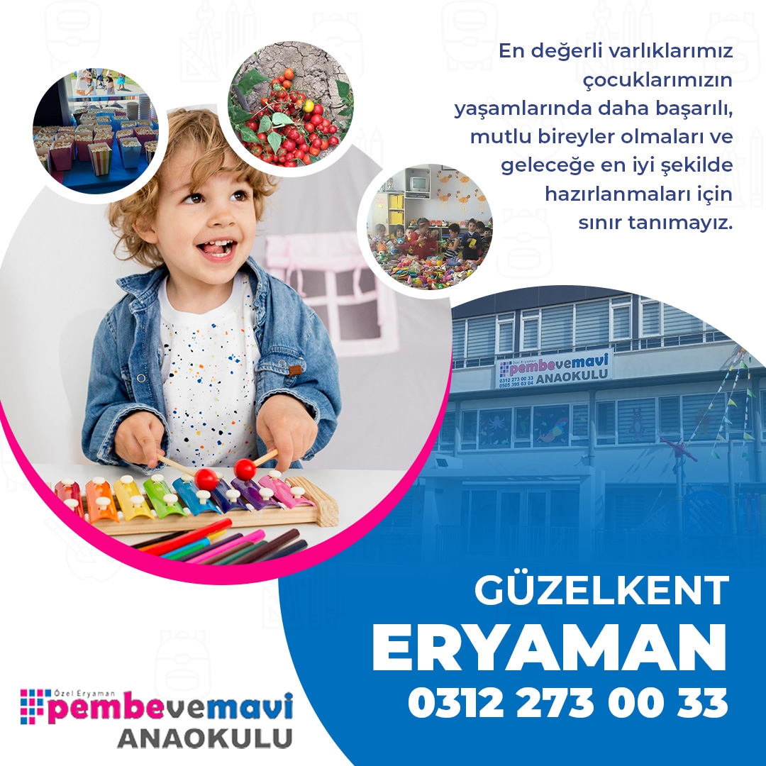 Özel Eryaman PEMBE ve MAVİ KREŞ & ANAOKULU